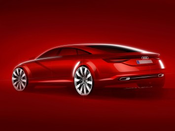 Audi TT Sportback Concept Design Sketch