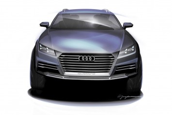 Audi two-door crossover concept - Design Sketch