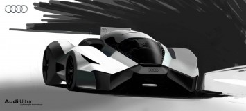 Audi Wood Aerodynamics Concept by Pavol Kirnag - Design Sketch