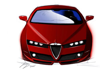 Autodelta 159 Design Sketch