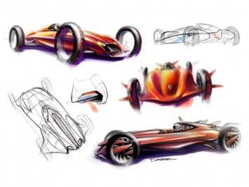 Automotive 3D Concept Modeling in MODO 901 - Design Sketches