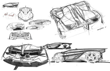 Bell and Ross AeroGT Concept - Design Sketches by Adriene Sene