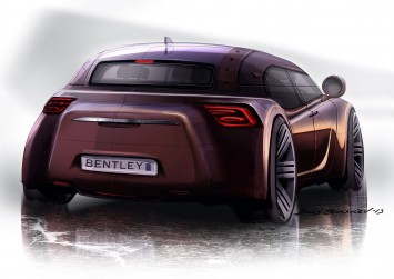 Bentley Concept design sketch by SPD student Denis Zhuralev