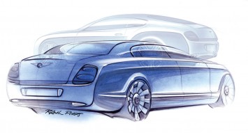Bentley Continental Flying Spur Design Sketches