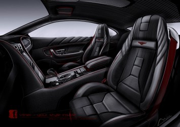 Bentley Continental GT by Vilner - Interior Design Sketch