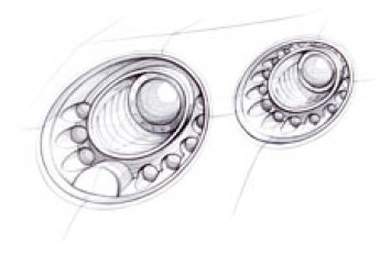 Bentley Continental GT Light Design Sketch