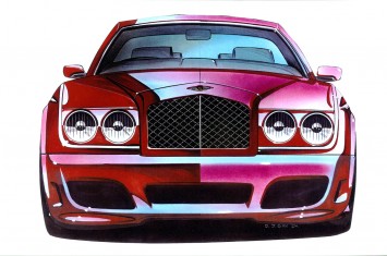 Bentley Continental T Design Sketch