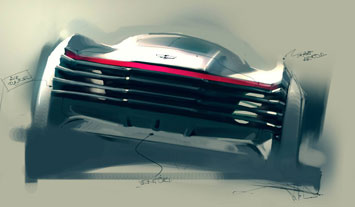Bentley Design Sketch by Marten Wallgren