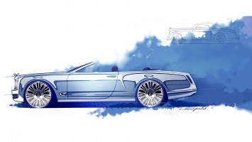Bentley Mulsanne Convertible Concept - Design Sketch