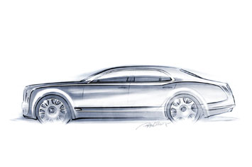 Bentley Mulsanne Design Sketch