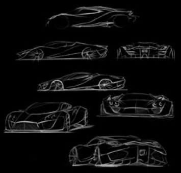 Bentley Silver Wings Design Sketch