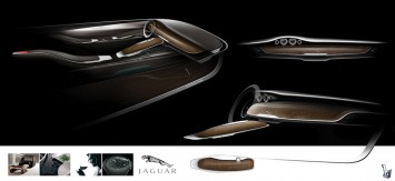 Bertone Jaguar B99 Concept Design Interior design sketch