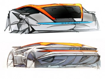 Bertone Nuccio Concept design sketches