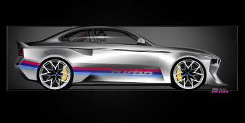 BMW 2002 Hommage Concept - Design Sketch