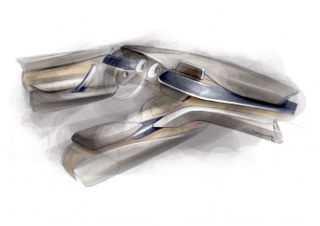 BMW 3 Series Interior Design Sketch