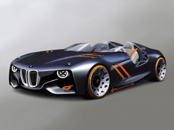 BMW 328 Hommage Concept Design Sketch