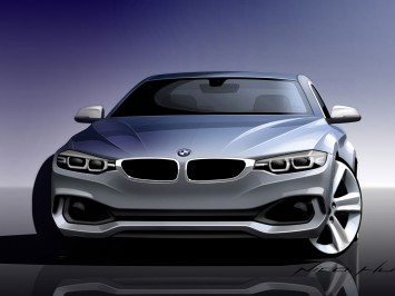 BMW 4 Series Coupe Design Sketch
