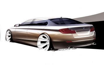 BMW 5 Series Design Sketch