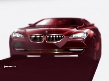 BMW 6 Series Coupe Design Sketch