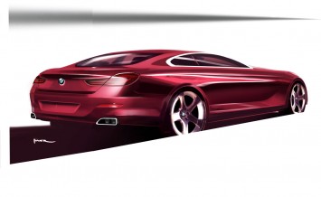 BMW 6 Series Coupe Design Sketch