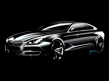 BMW 6 Series Gran Coupe Design Sketch