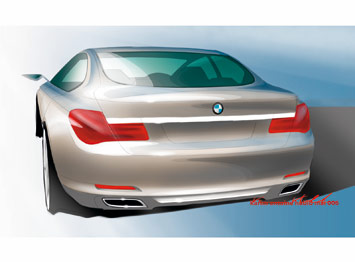 BMW 7 Series design sketch