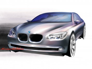 BMW 7 Series Design Sketch by Karim Habib