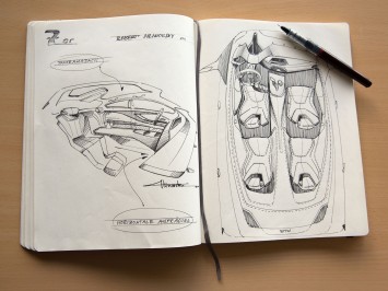 BMW 7 Series Sketchbook with Interior Design Sketches