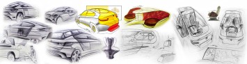 BMW ActiveHybrid X6 Popemobile Concept - Design Sketches
