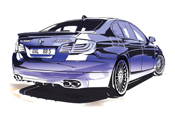 BMW Alpina B5 Biturbo Design Sketch