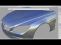 BMW 3D modeling in Autodesk Alias: Tutorial Completed