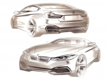 BMW Concept 4 Series Coupe - Design Sketches