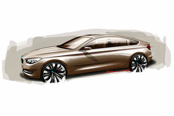 BMW Concept 5 Series GT Design Sketch