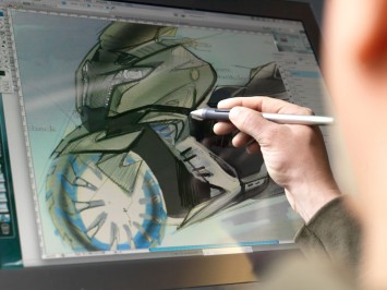 BMW Concept C - Sketch on the Cintiq