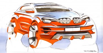 BMW Concept design sketch by Akos Szaz