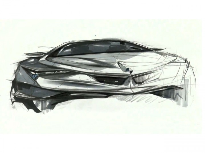BMW Concept design sketch demo