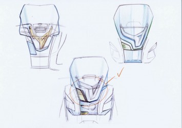 BMW Concept e Design Sketches