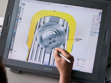BMW Concept e Digital Design Sketch