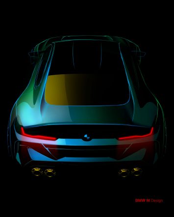 BMW Concept M8 Gran Coupe Design Sketch Render