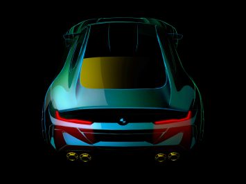 BMW Concept M8 Gran Coupe Design Sketch Render