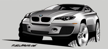 BMW Concept X6 Design Sketch
