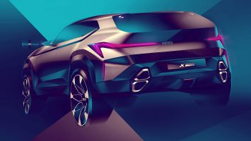 BMW Concept XM Design Sketch Render