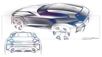 BMW Concept XM Design Sketches