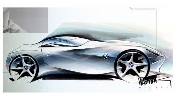 BMW Gina Concept Design Sketch by Anders Warming