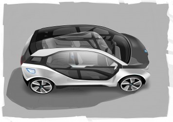 BMW i 3 Concept - Design Sketch