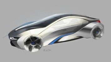 BMW i 8 Concept - Design Sketch