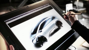 BMW i Digital Design Sketch on Cintiq