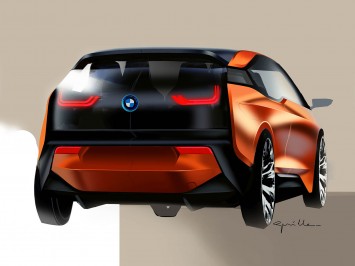 BMW i3 Concept Coupe Design Sketch