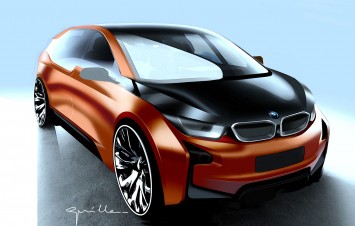 BMW i3 Concept Coupe Design Sketch