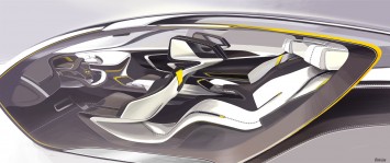 BMW i6 Concept - Interior Design Sketch